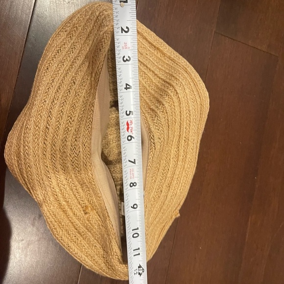 vintage retro guc Banana Republic Tan jute Hat s/m main image 4